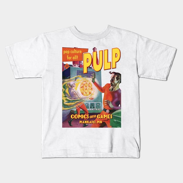 PULP Melting Man Kids T-Shirt by PULP Comics and Games